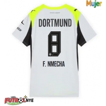 Camiseta Borussia Dortmund Felix Nmecha #8 Visitante Equipación para mujer 2025-26 manga corta